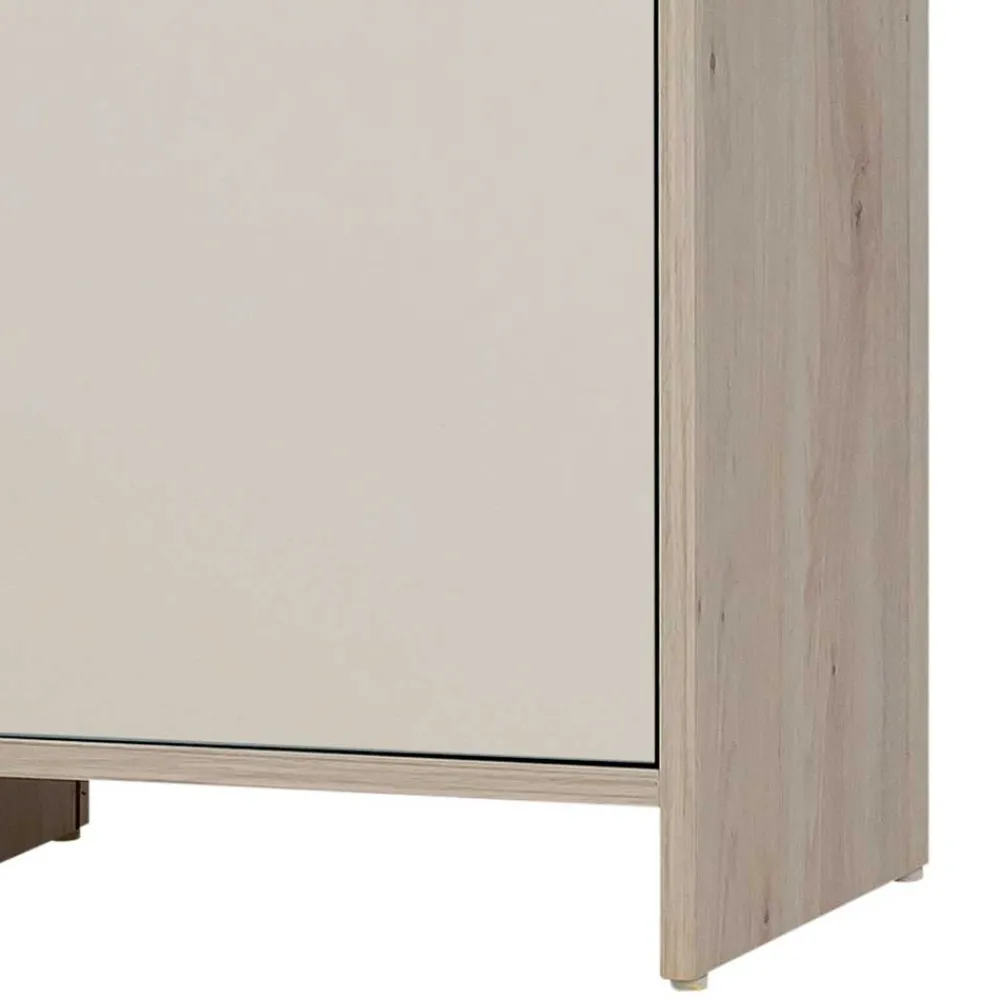 Wohnen Badezimmer Hochschrank mit zwei Türen und Fach - Togban