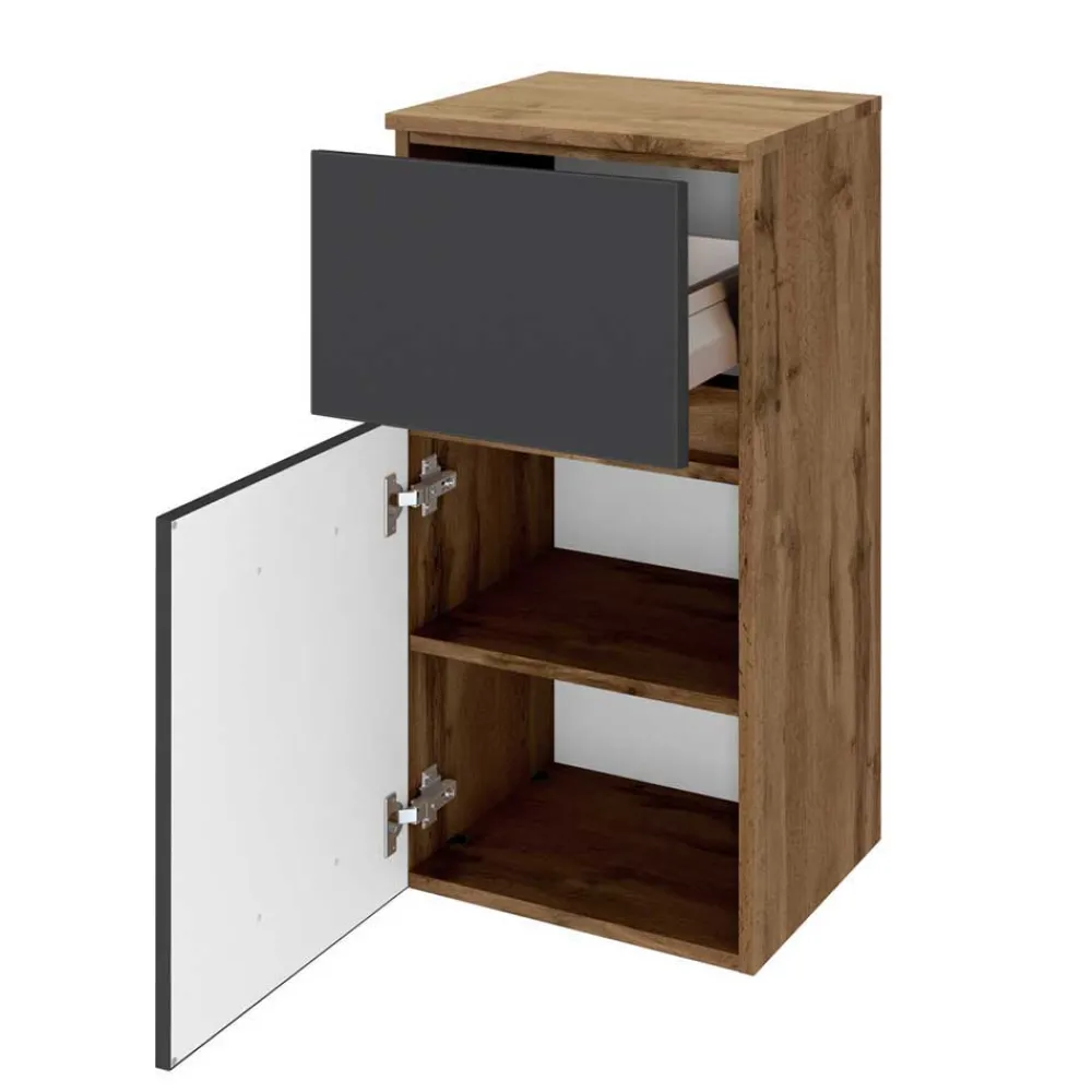 Wohnen Badezimmer Komplett*Badezimmer Kombination als Möbelset - Athrin (vierteilig)