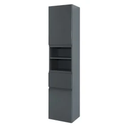 Wohnen Badezimmer Komplett*Badezimmer Kombination Blaxin mit 3D Spiegelschrank (vierteilig)