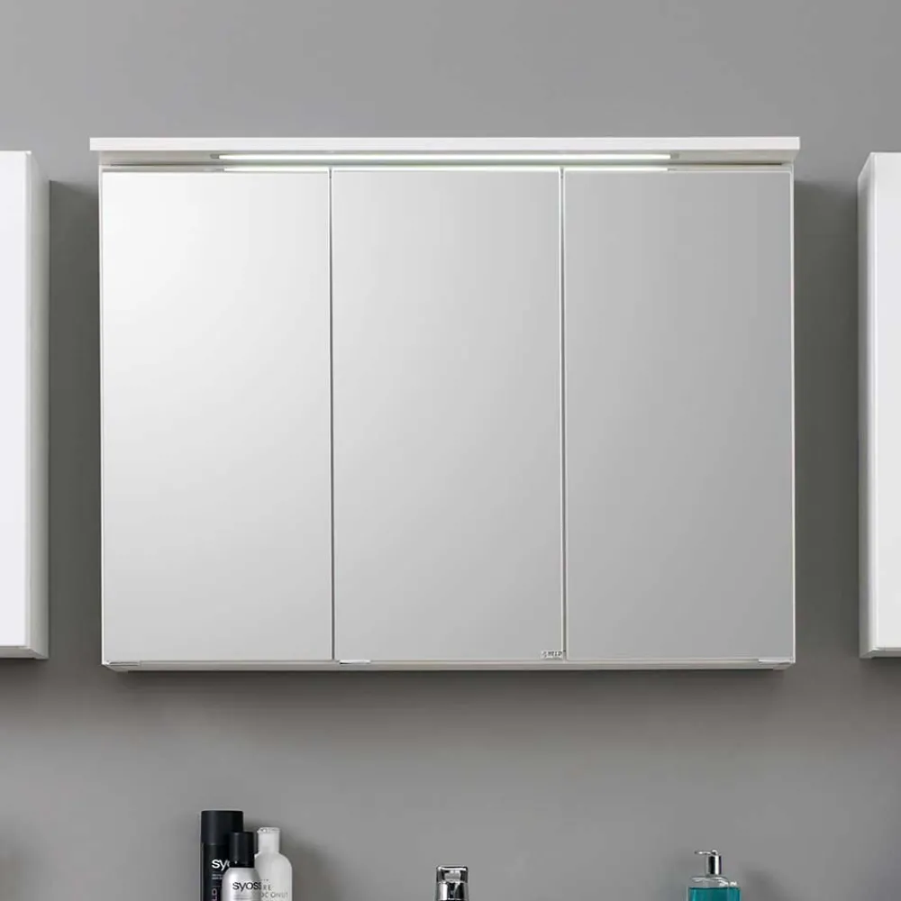 Wohnen Badezimmer Kombination Sagunis in Weiß (sechsteilig)