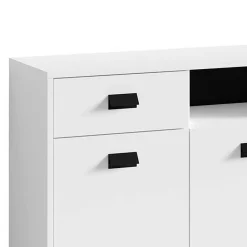 Wohnen Badezimmer Kommode in Weiß mit Schwarz - Envaton