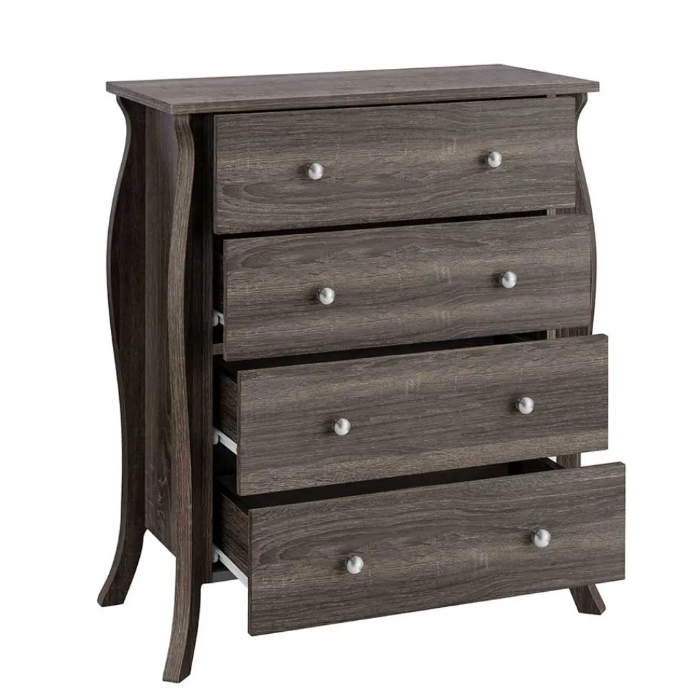 Wohnen Badezimmer Kommode mit vier Schubladen - Fionora