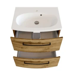 Wohnen Glasmöbel|Badezimmer Komplett*Badezimmer Möbel Einrichtung Set - Arazony (fünfteilig)