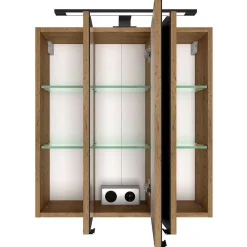 Wohnen Glasmöbel|Badezimmer Komplett*Badezimmer Möbel Einrichtung Set - Arazony (fünfteilig)