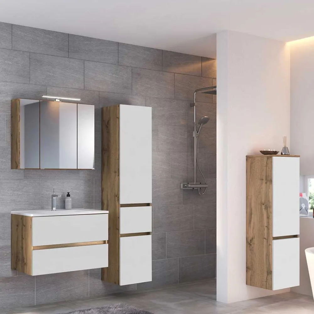 Wohnen Badezimmer Möbel Set - Schränke - Maklesa (vierteilig)