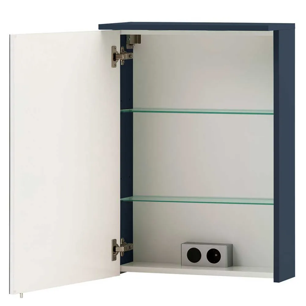 Wohnen Badezimmer Möbelkombi in Dunkelblau - Canyon (dreiteilig)