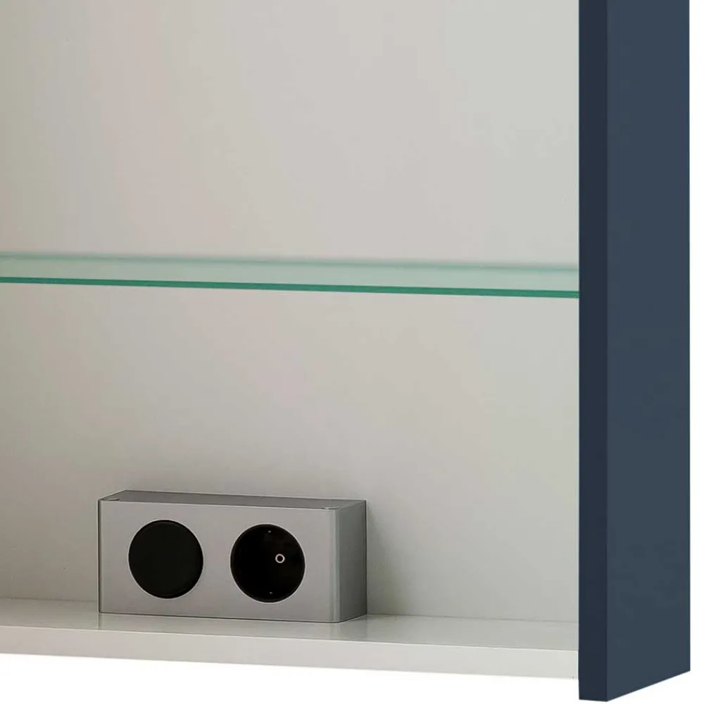 Wohnen Badezimmer Möbelkombi in Dunkelblau - Canyon (dreiteilig)