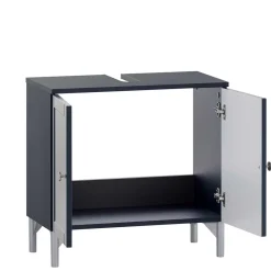 Wohnen Badezimmer Möbelkombi in Dunkelblau - Canyon (dreiteilig)