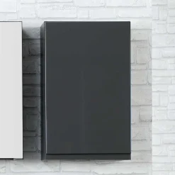 Wohnen Badezimmer Komplett*Badezimmer Möbelset Blaxin in Anthrazit Hochglanz (fünfteilig)