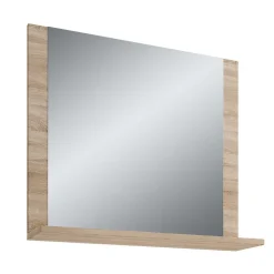 Wohnen Badezimmer Komplett*Badezimmer Möbelset in Holzoptik - Caleena (dreiteilig)