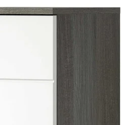 Wohnen Badezimmer Midischrank in Weiß Hochglanz - Chapan