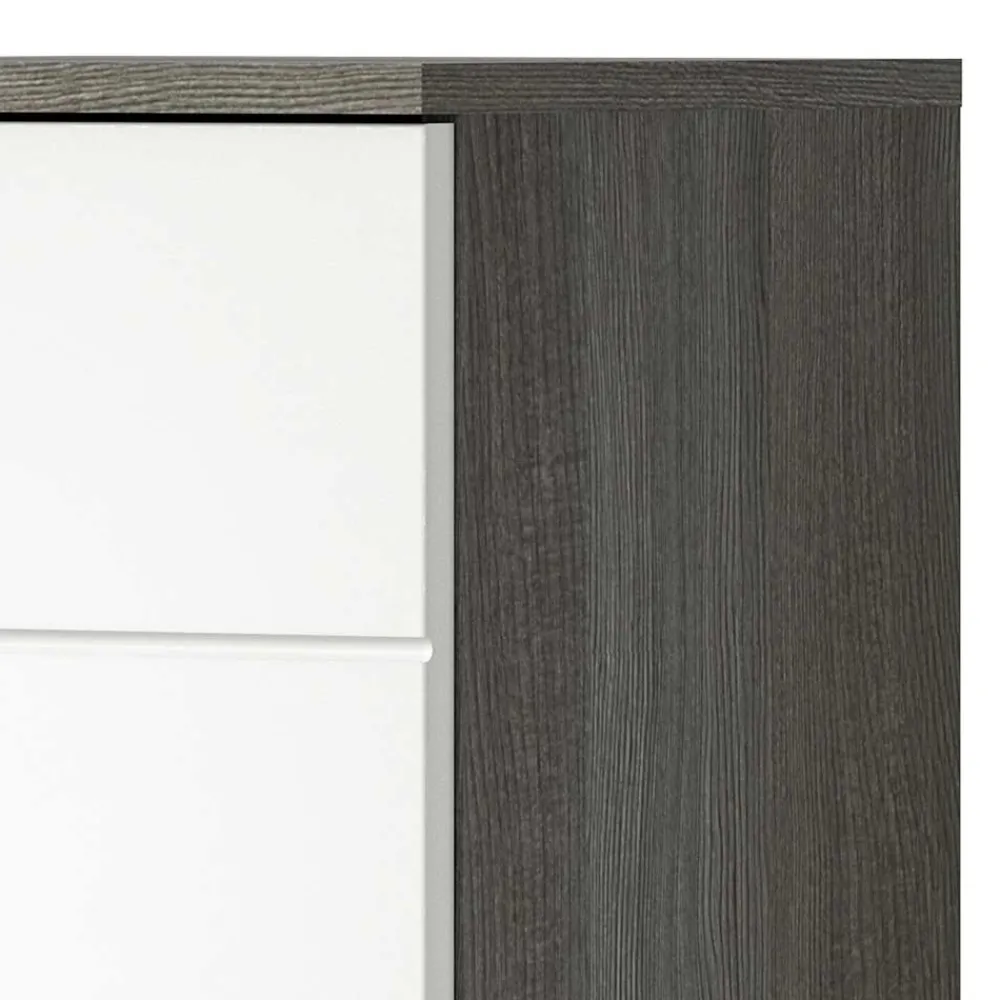 Wohnen Badezimmer Midischrank in Weiß Hochglanz - Chapan