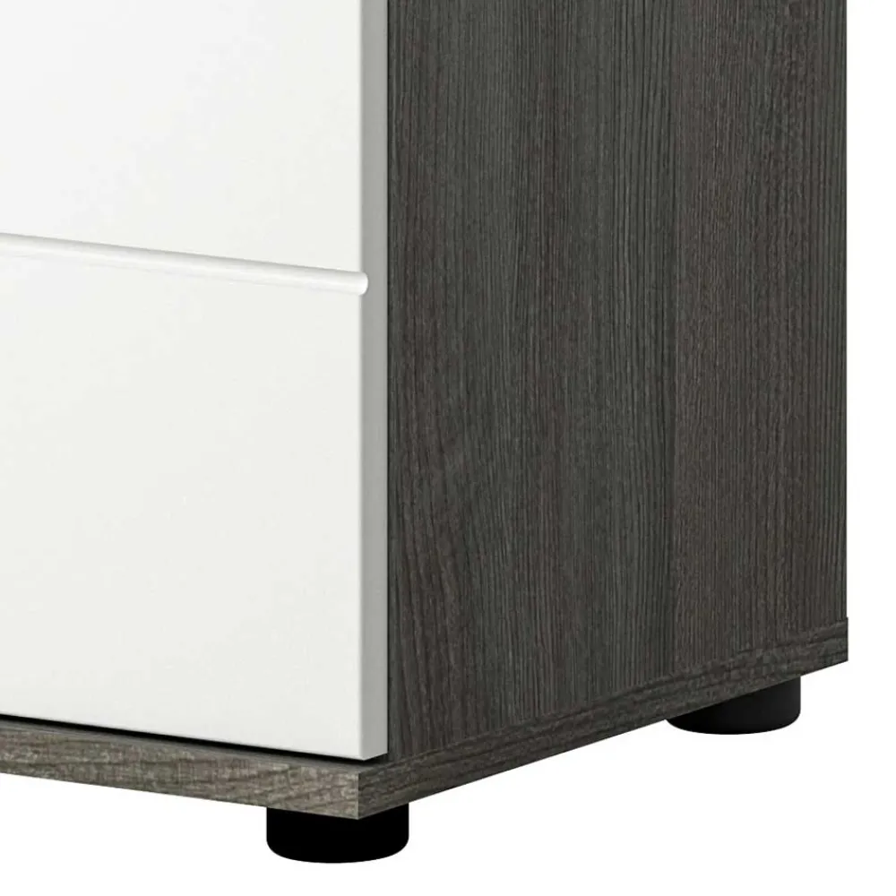 Wohnen Badezimmer Midischrank in Weiß Hochglanz - Chapan