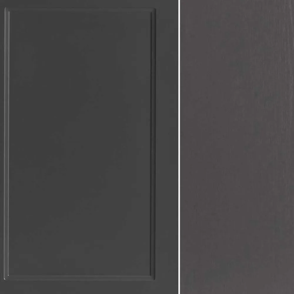 Wohnen Badezimmer Midischrank in Dunkelgrau - Novelya