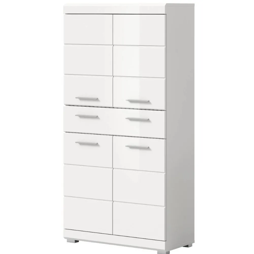 Wohnen Badezimmer Midischrank in Weiß - Henriette