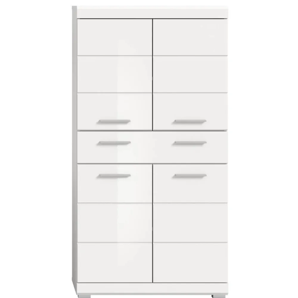 Wohnen Badezimmer Midischrank in Weiß - Henriette