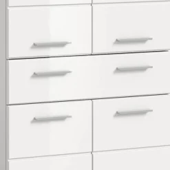 Wohnen Badezimmer Midischrank in Weiß - Henriette