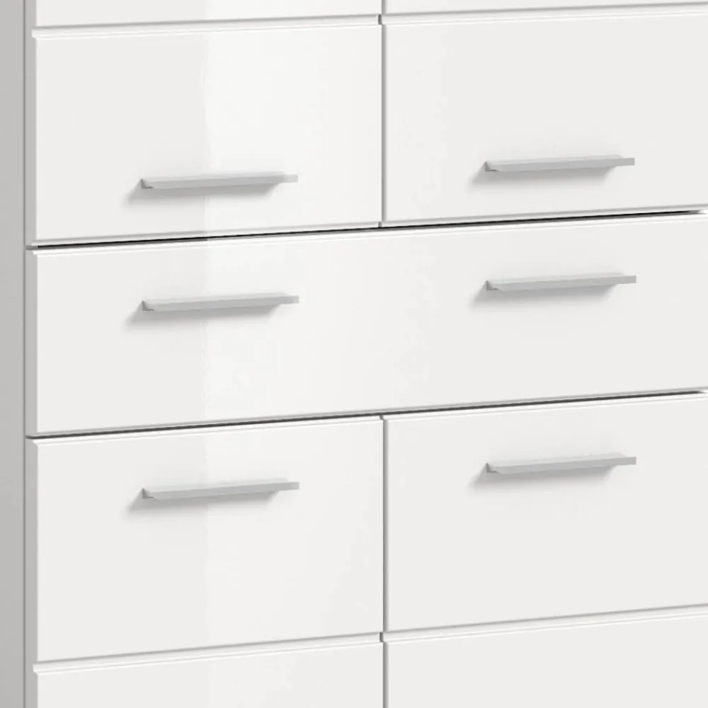 Wohnen Badezimmer Midischrank in Weiß - Henriette