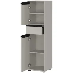 Wohnen Badschränke*Badezimmer Midischrank in Grau - Ancela