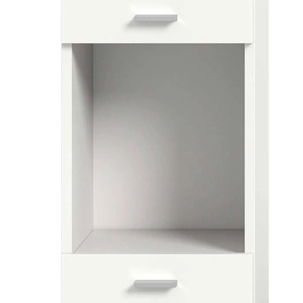 Wohnen Badezimmer Midischrank in Weiß - Harmone