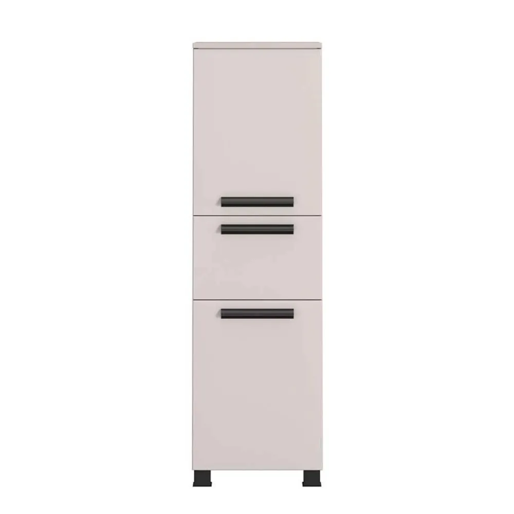 Wohnen Badezimmer Midischrank in Hellgrau - Adendras