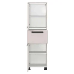 Wohnen Badezimmer Midischrank in Hellgrau - Adendras