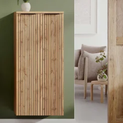 Wohnen Badschränke*Badezimmer Midischrank mit Doppeltür - Crystoga