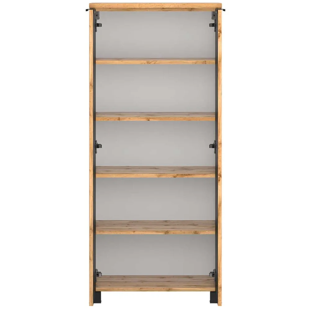 Wohnen Badschränke*Badezimmer Midischrank mit Doppeltür - Crystoga