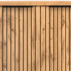 Wohnen Badschränke*Badezimmer Midischrank mit Doppeltür - Crystoga