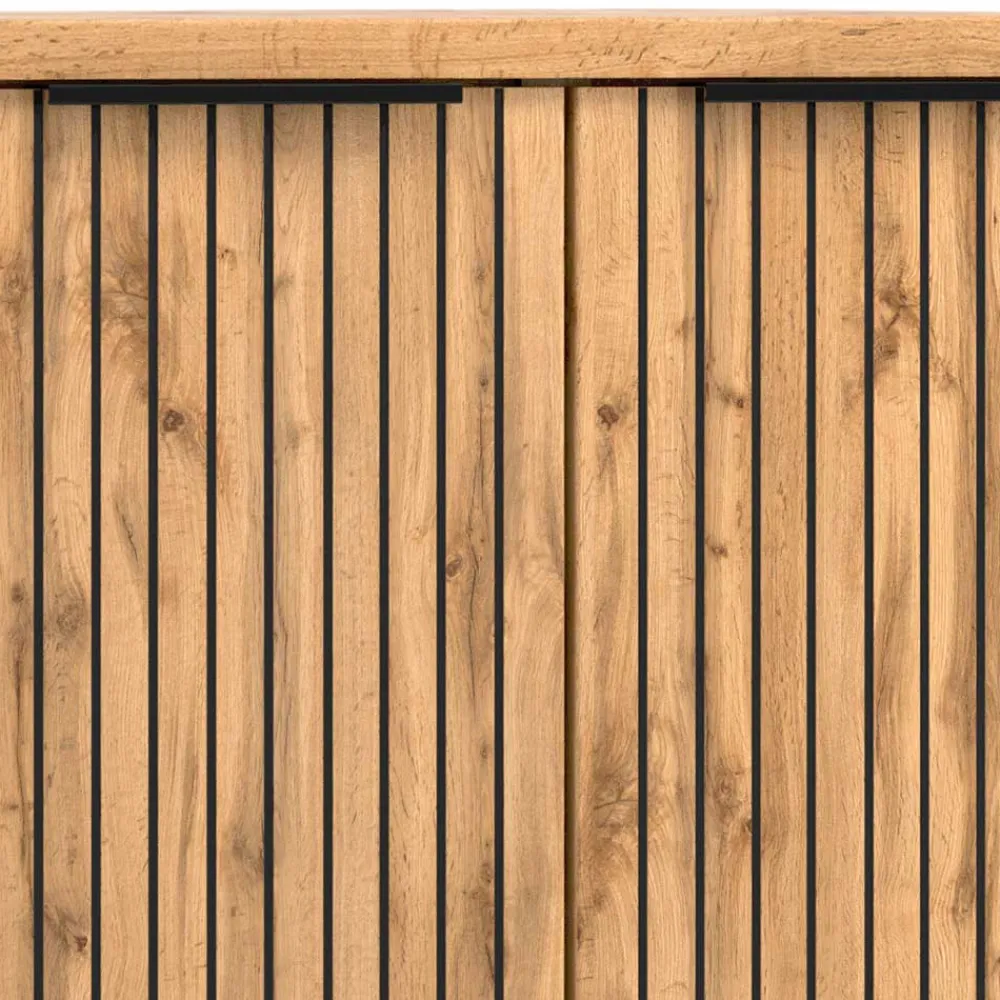 Wohnen Badschränke*Badezimmer Midischrank mit Doppeltür - Crystoga