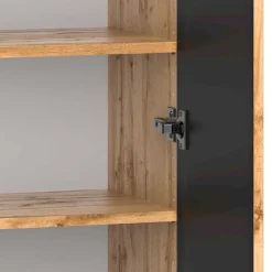 Wohnen Badschränke*Badezimmer Midischrank mit Doppeltür - Crystoga