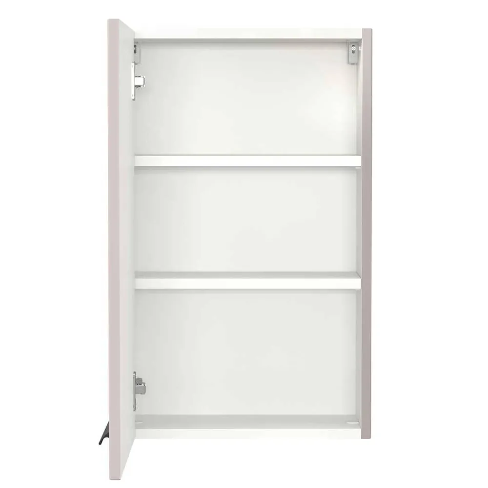 Wohnen Badezimmer Oberschrank in Hellgrau - Adendras