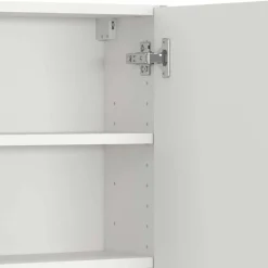 Wohnen Badezimmer Oberschrank in Hellgrau - Adendras