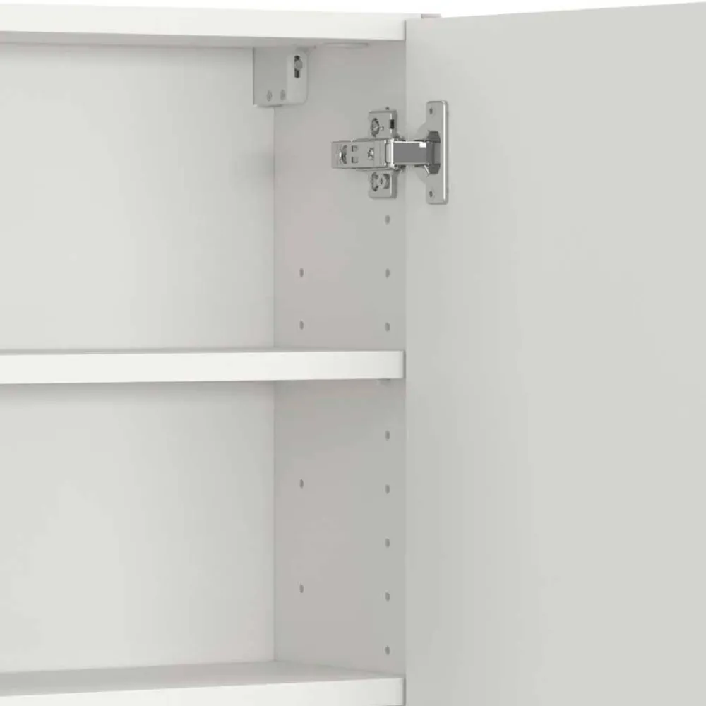 Wohnen Badezimmer Oberschrank in Hellgrau - Adendras