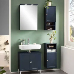 Wohnen Badschränke*Badezimmer Oberschrank mit Tür & Fächern - Canyon