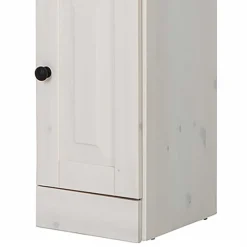 Wohnen Badschränke*Badezimmer Schrank in Weiß mit Dunkelbraun - Malka