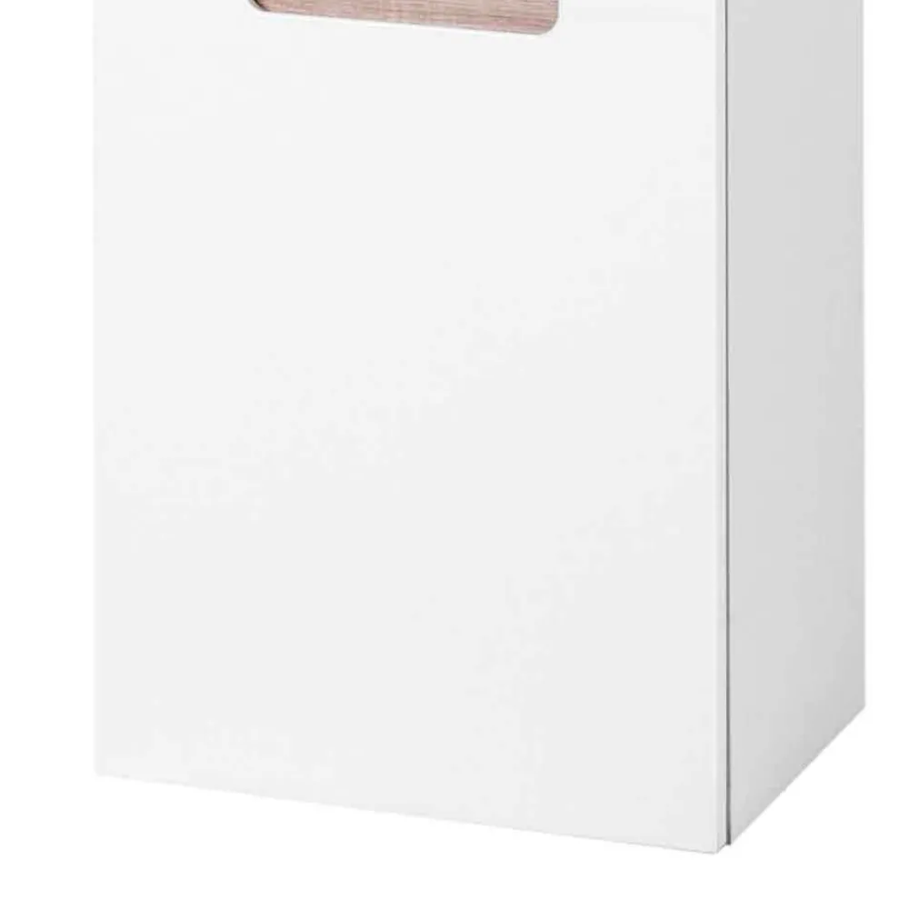 Wohnen Badschränke*Badezimmer Seitenschrank Tymos in Weiß Hochglanz