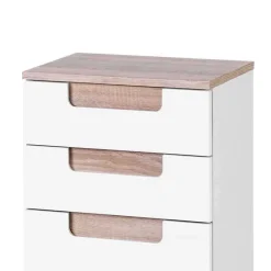 Wohnen Badschränke*Badezimmer Seitenschrank Tymos in Weiß Hochglanz