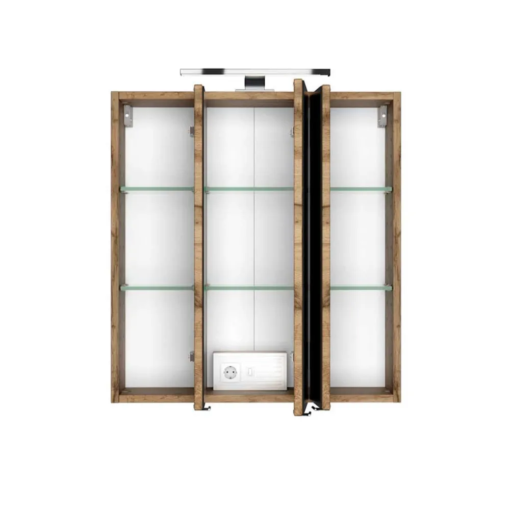 Wohnen Badezimmer Komplett*Badezimmer Set Möbel Kombi - Maklesa (fünfteilig)