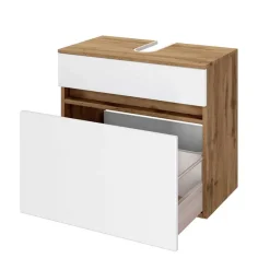 Wohnen Badezimmer Komplett*Badezimmer Set Möbel Kombi - Maklesa (fünfteilig)