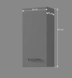 Wohnen Glasmöbel|Badezimmer Komplett*Badezimmer Set Sagunis in Weiß Hochglanz (fünfteilig)