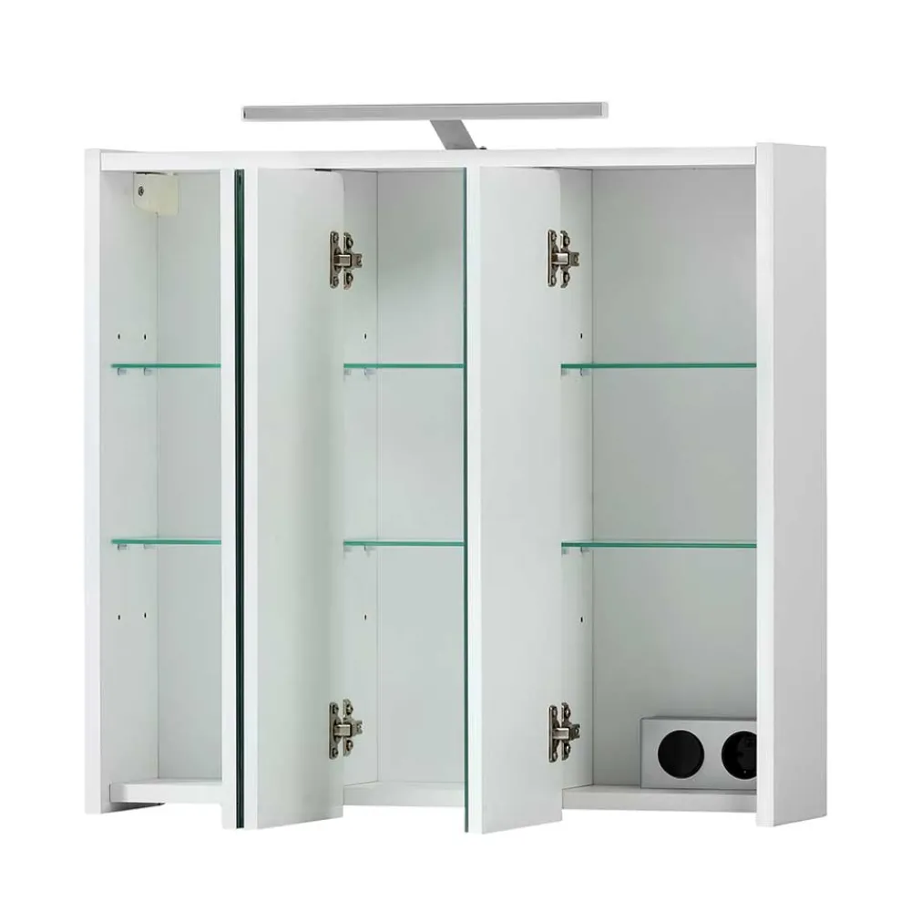 Wohnen Bad-Spiegelschränke*Badezimmer Spiegelschrank in Weiß - Seriacus