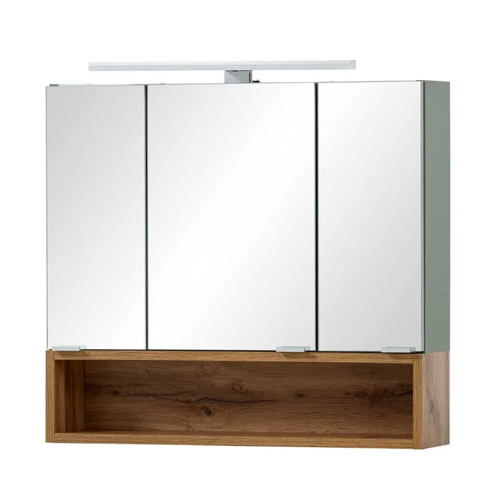 Wohnen Badezimmer Spiegelschrank mit offenem Fach - Liz