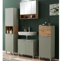 Wohnen Badezimmer Spiegelschrank mit offenem Fach - Liz