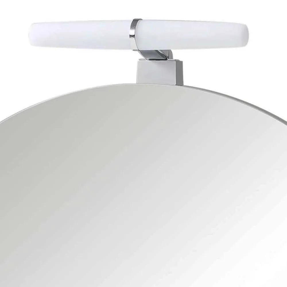 Wohnen Badezimmer Spiegelschrank in Rund mit LED - Matrera