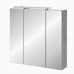 Wohnen Badezimmer Spiegelschrank in Grau - Grandiova