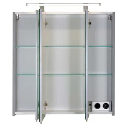 Wohnen Badezimmer Spiegelschrank in Grau - Grandiova