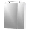 Wohnen Bad-Spiegelschränke*Badezimmer Spiegelschrank mit zwei Türen & LED - Bagaci