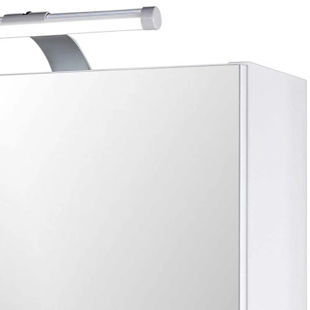 Wohnen Bad-Spiegelschränke*Badezimmer Spiegelschrank mit zwei Türen & LED - Bagaci