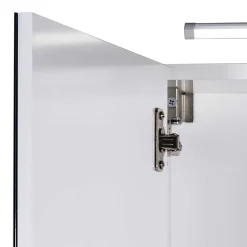 Wohnen Bad-Spiegelschränke*Badezimmer Spiegelschrank mit zwei Türen & LED - Bagaci